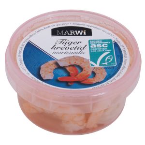 Tiigerkrevetid marinaadis 100 g neto, MARWI, 185 g