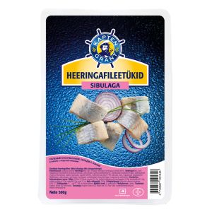 Kapten Grant heeringafileetükid 500g sibulaga