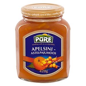 Pure apelsini-astelpajumoos 420g