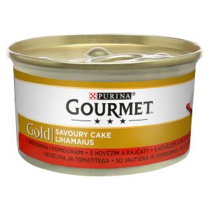 Kiisueine loomaliha-tomati, GOURMET GOLD, 85 g