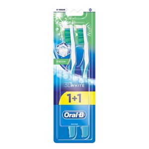 Oral-B 3D White Fresh 40 Medium 1+1 hambahari