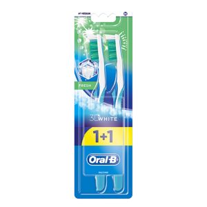 Oral-B 3D White Fresh 40 Medium 1+1 hambahari