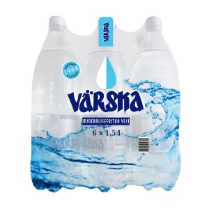 Värska karb. mineraliseeritud vesi 6* 1.5L