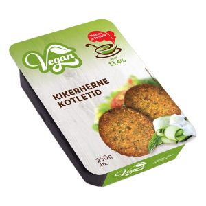 Uvic Vegan kikerhernekotletid 250g