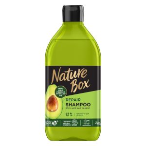 Šampoon Avocado oil repair, NATURE BOX, 385 ml