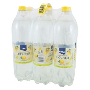Coop joogivesi sidruni 6*1.5L karboniseeritud