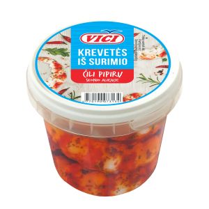 Maksikrevetid (surimi) tšillimaitselises õlis, VICI, 320 g