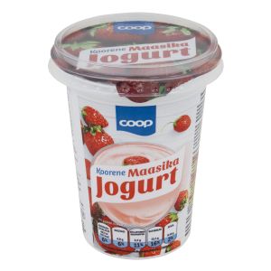 Coop Koorene jogurt maasika 400g