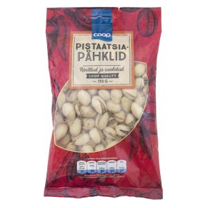 Coop Pistaatsiapähklid 150g röstitud, soolatud