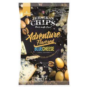 Sinihallitusjuustumaitselised krõpsud, JERSIKA, 96 g