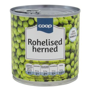 Coop Roheline hernes 420g