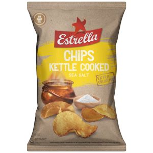 Estrella Kettle Cooked kartulikrõps 120g soolaga