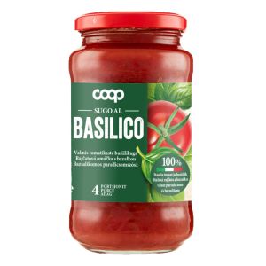 Coop tomatikaste Basilico 400g basiilikuga