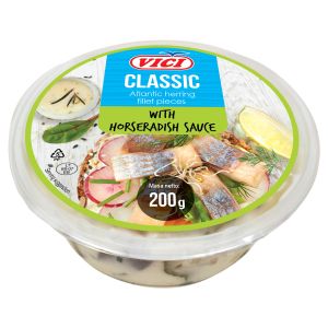 Heeringafilee tükid mädarõikakastmes 200 g