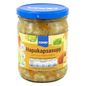 Coop Hapukapsasupp 480g lihata