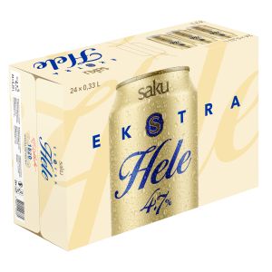 Saku Ekstra Hele hele õlu 4.7% vol 24*0.33L