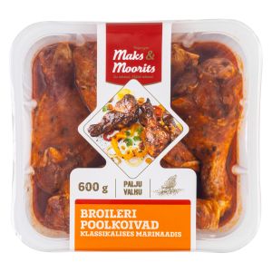 Maks&Moorits Broileri poolkoivad klassikalises marinaadis 600g