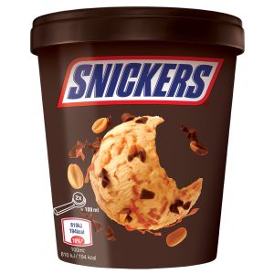 Snickers topsijäätis maapähkli ja karamelli 335g