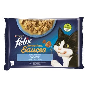 Felix Sensations kiisueine 4*85g süsik