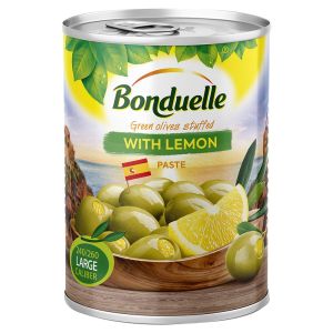 Bonduelle Rohelised oliivid 300g sidruniga