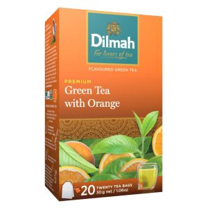 Roheline tee apelsinimaitseline, DILMAH, 30g