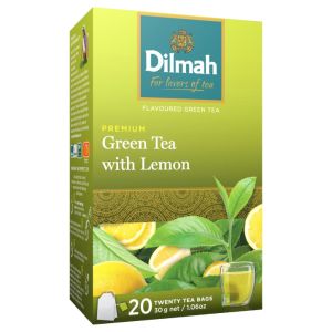 Roheline tee sidrunimaitseline, DILMAH, 30g