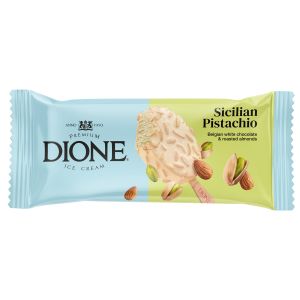 Dione pistaasijäätis valges šokolaadis mandlitega 90ml/70g