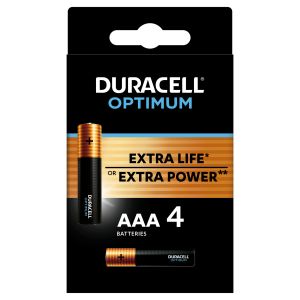 Duracell Optimum AAA patarei 4tk