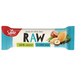 Sante Raw puuviljabatoon 35g pähkli-chia seemnetega