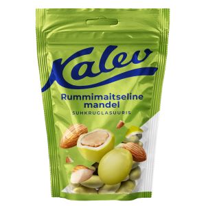 Kalev dražee Mandel 140g rummimaitseline, suhkruglasuuris