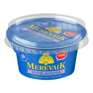 Sulatatud juust küüslauguga, MEREVAIK, 200 g