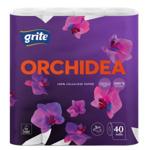 Tualettpaber Orchidea 40 rulli